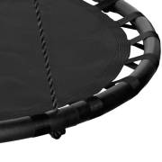 Close up of the black mat and padded rim of the 100cm nest swing
