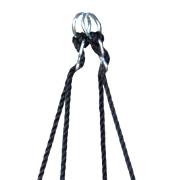 Steel ring joining the four ropes of the 100cm nest swing