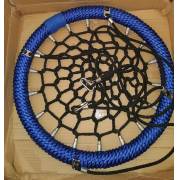 Heavy duty blue rope nest swing packed in its box
