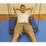 180x120x5cm Blue Padded Safety Mat with Velcro Sides