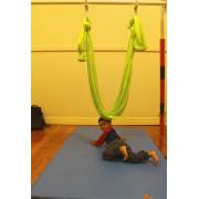 180x120x5cm Blue Padded Safety Mat with Velcro Sides