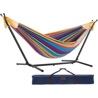 Free Standing Hammock: Large Mixed Bright Colours