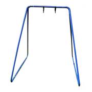 Medium swing set stand with two mini straps on the top bar, on white
