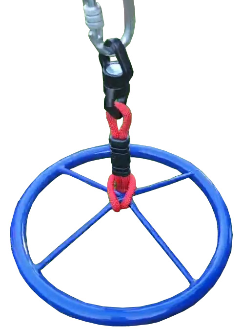 Blue Swivel Swing