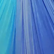Large Tritone Silky Nylon Wrap Swing (Teal Blue) (450x250cm)