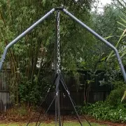 150cm Orange Mat Nest Swing with Tripod Stand
