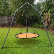 150cm Orange Mat Nest Swing with Tripod Stand